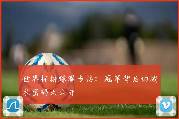 世界杯排球赛专访：冠军背后的战术密码大公开